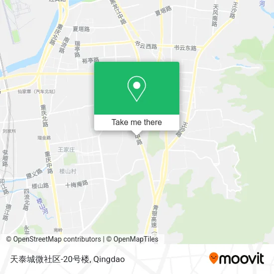 天泰城微社区-20号楼 map