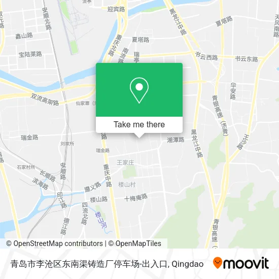 青岛市李沧区东南渠铸造厂停车场-出入口 map