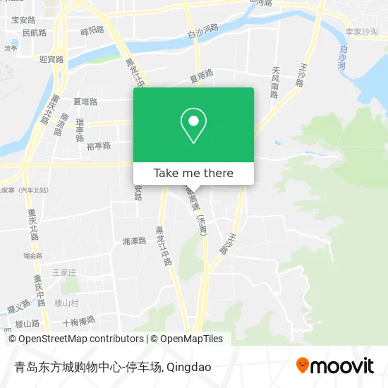 青岛东方城购物中心-停车场 map