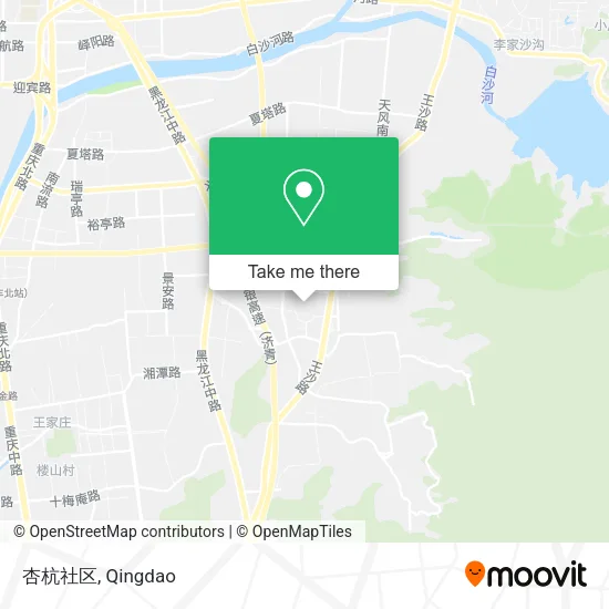 杏杭社区 map