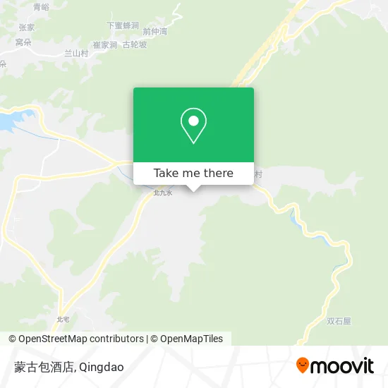蒙古包酒店 map
