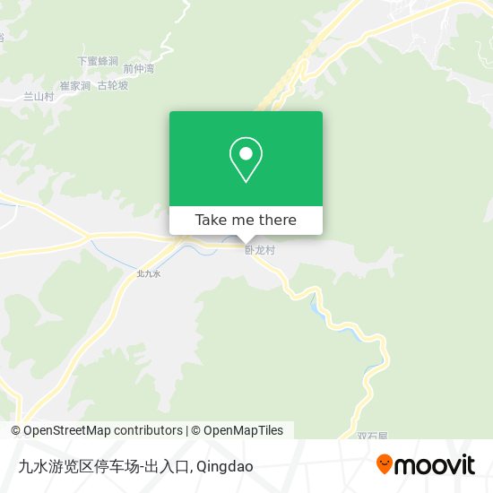 九水游览区停车场-出入口 map