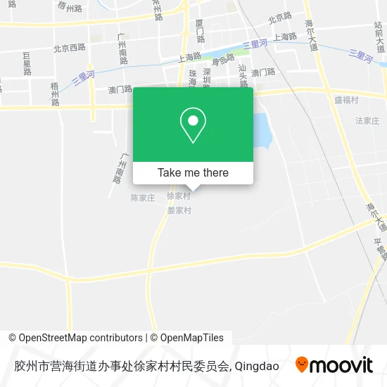 胶州市营海街道办事处徐家村村民委员会 map