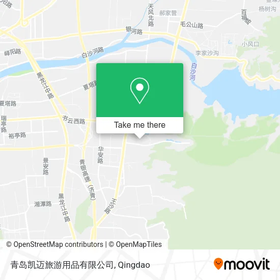 青岛凯迈旅游用品有限公司 map