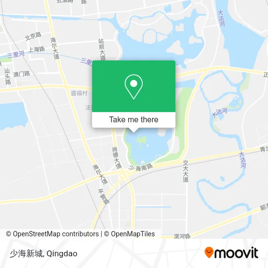 少海新城 map