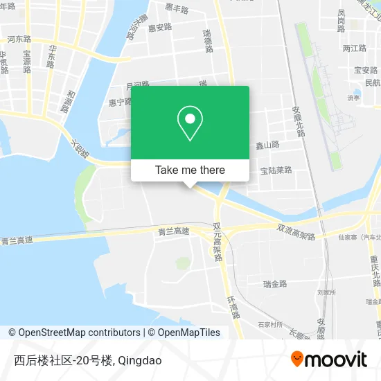 西后楼社区-20号楼 map