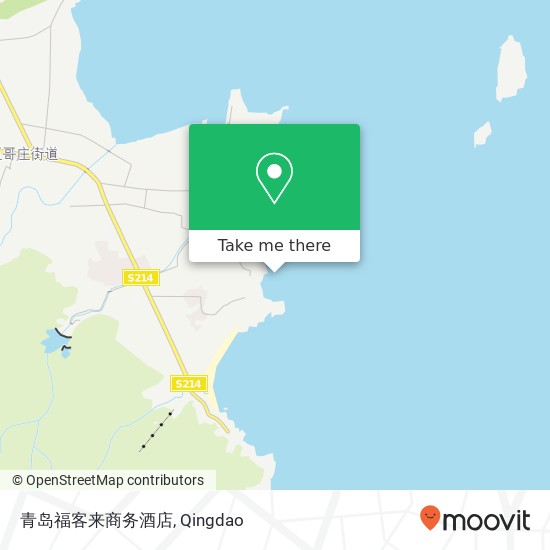 青岛福客来商务酒店 map