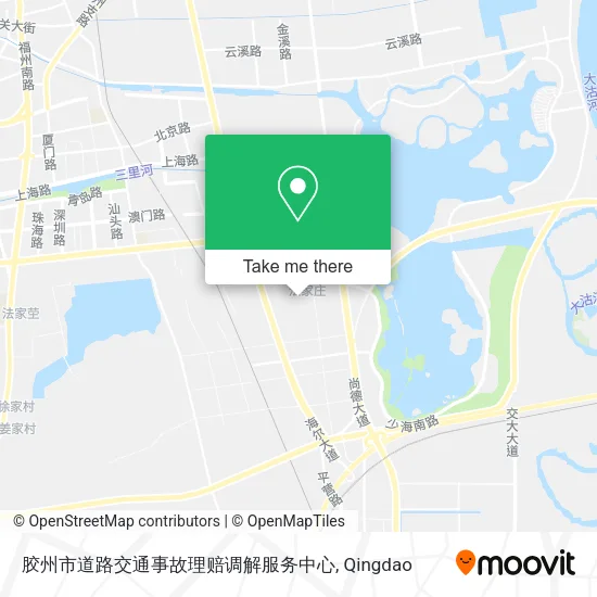 胶州市道路交通事故理赔调解服务中心 map