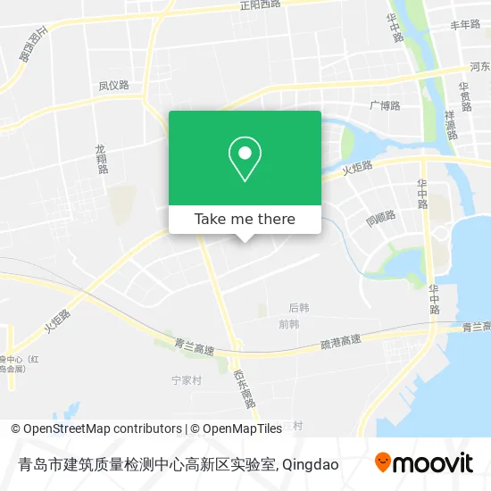 青岛市建筑质量检测中心高新区实验室 map