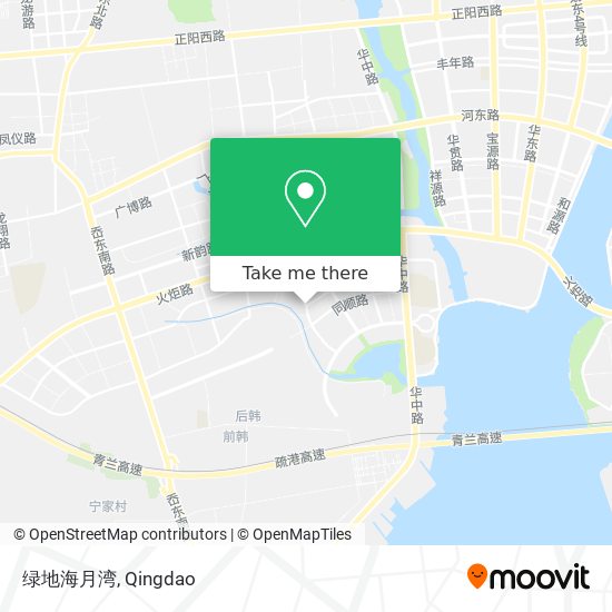 绿地海月湾 map