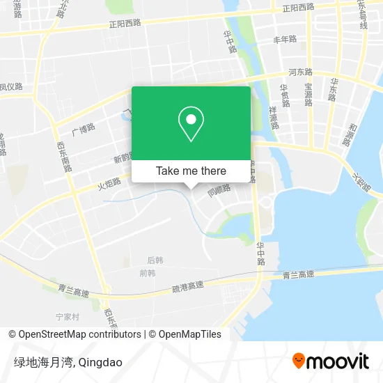 绿地海月湾 map