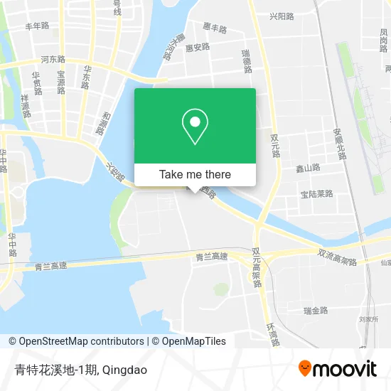 青特花溪地-1期 map