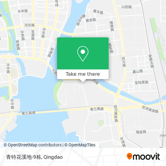 青特花溪地-9栋 map