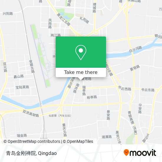 青岛金刚禅院 map