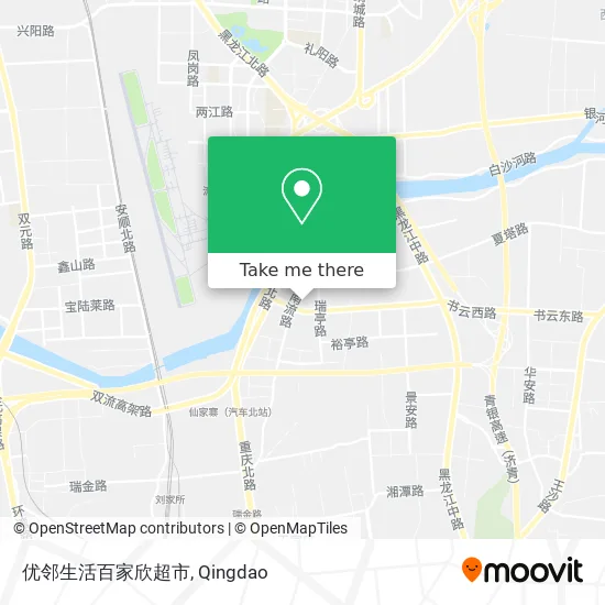 优邻生活百家欣超市 map