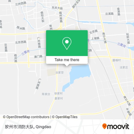 胶州市消防大队 map