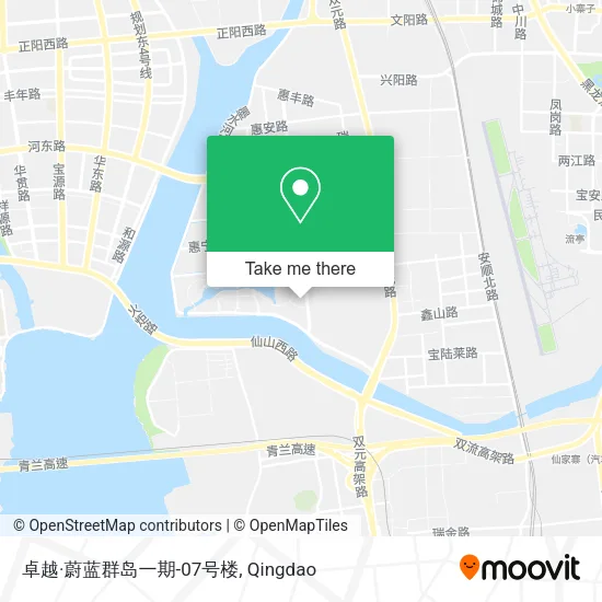 卓越·蔚蓝群岛一期-07号楼 map