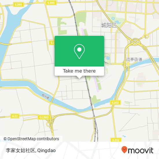 李家女姑社区 map