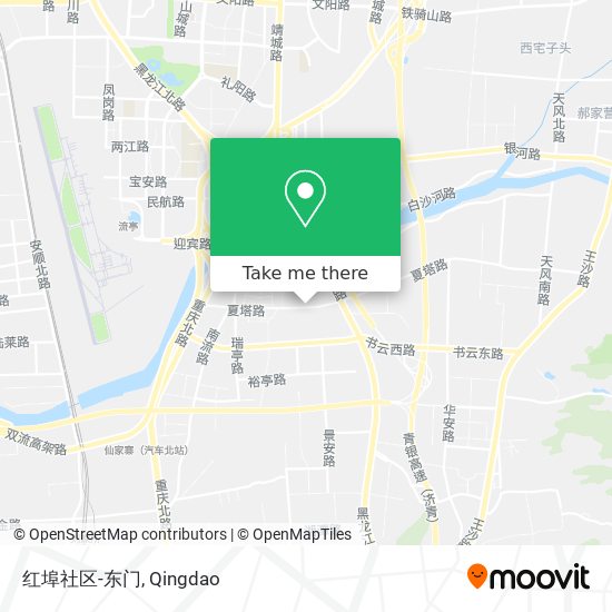 红埠社区-东门 map