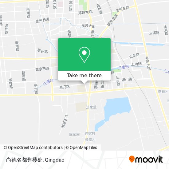 尚德名都售楼处 map