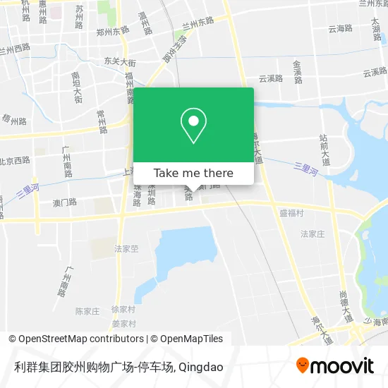 利群集团胶州购物广场-停车场 map