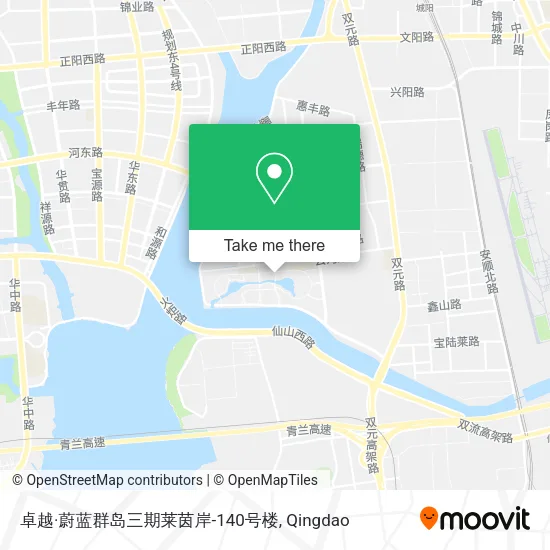 卓越·蔚蓝群岛三期莱茵岸-140号楼 map