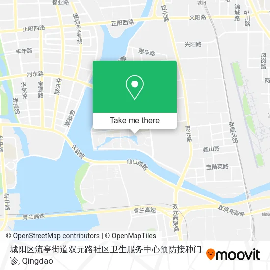 城阳区流亭街道双元路社区卫生服务中心预防接种门诊 map