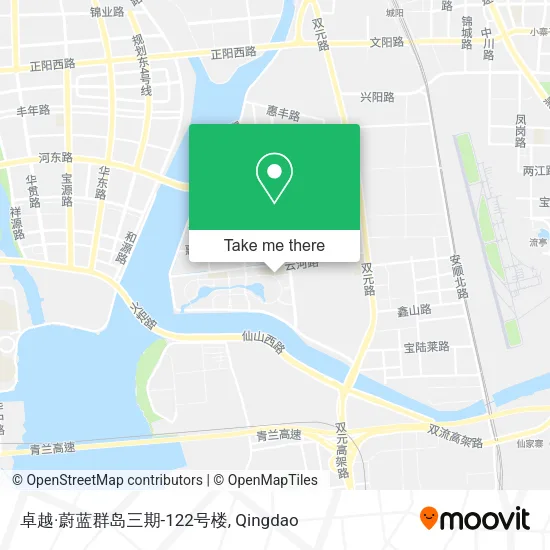 卓越·蔚蓝群岛三期-122号楼 map