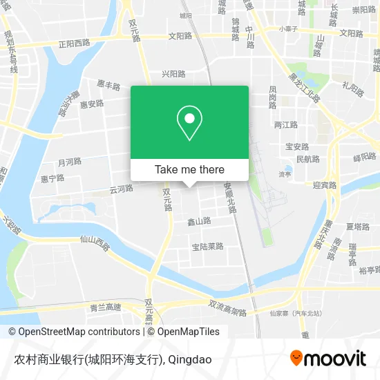 农村商业银行(城阳环海支行) map