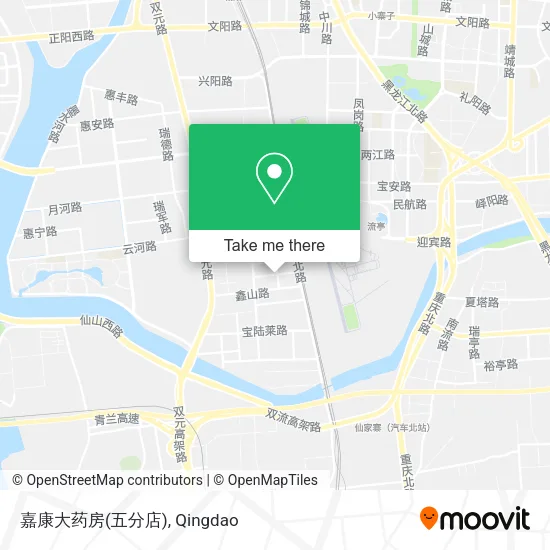 嘉康大药房(五分店) map