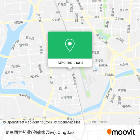 青岛同方药业(润盛家园南) map