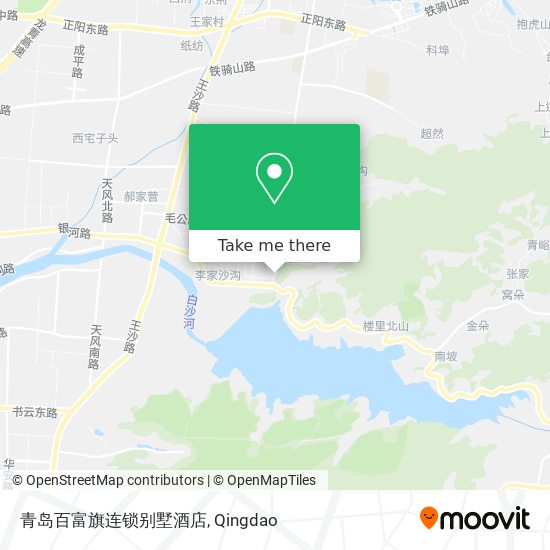 青岛百富旗连锁别墅酒店 map