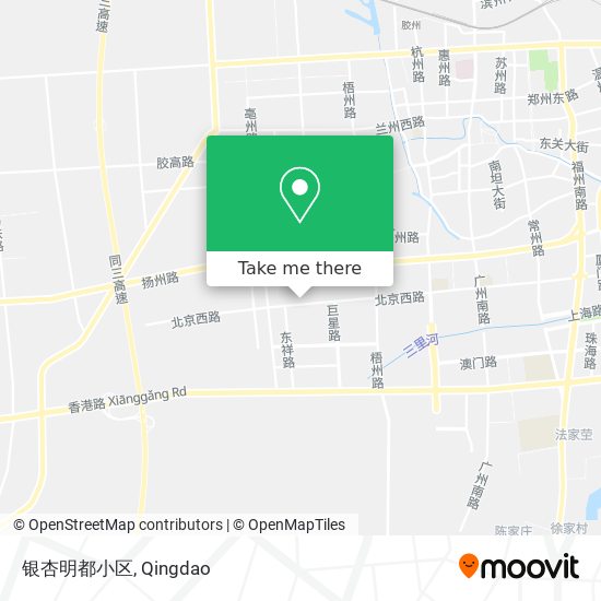 银杏明都小区 map