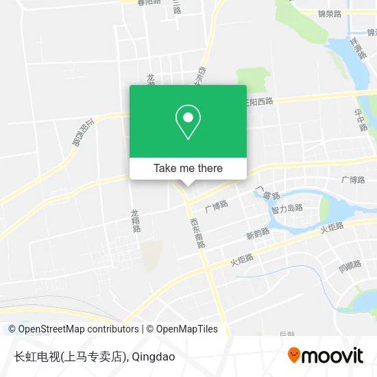 长虹电视(上马专卖店) map