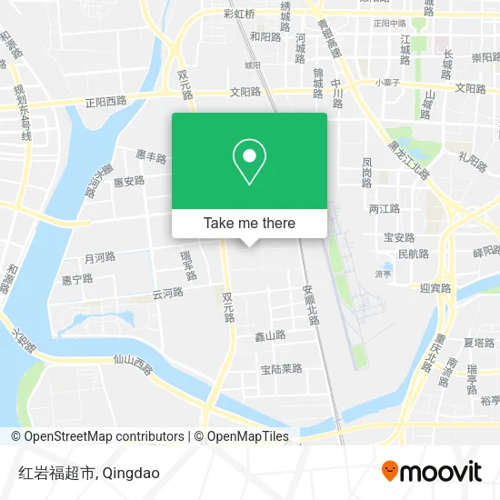 红岩福超市 map