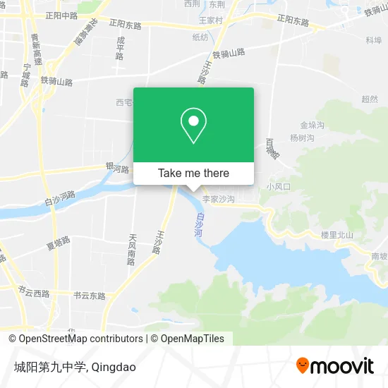 城阳第九中学 map