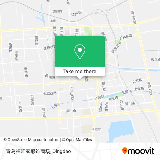 青岛福旺家服饰商场 map