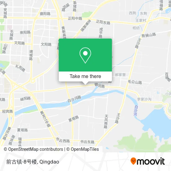 前古镇-8号楼 map