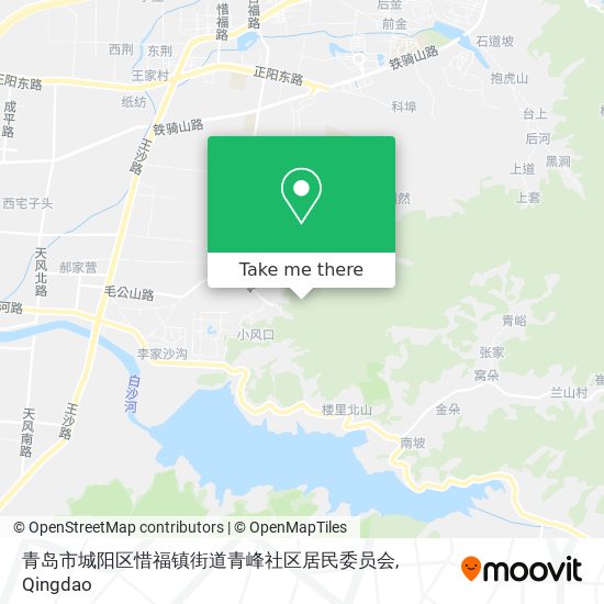 青岛市城阳区惜福镇街道青峰社区居民委员会 map