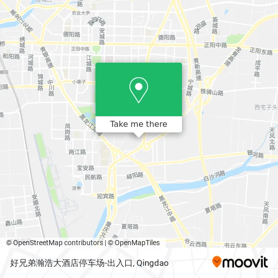 好兄弟瀚浩大酒店停车场-出入口 map