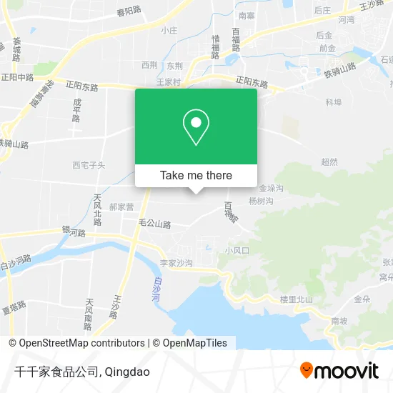 千千家食品公司 map