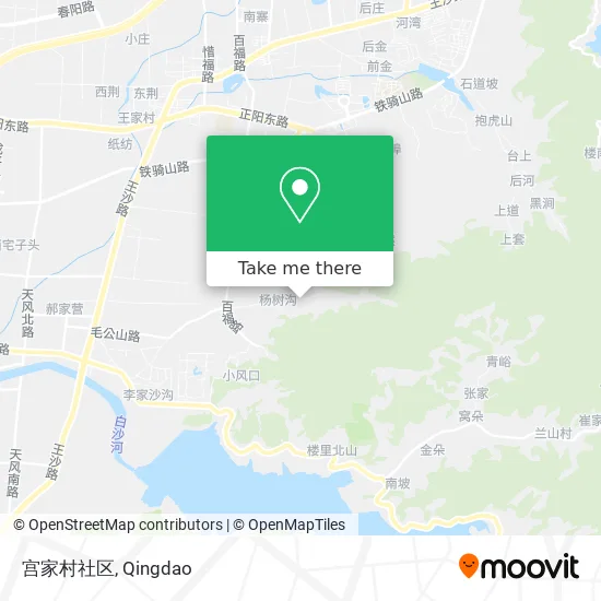 宫家村社区 map
