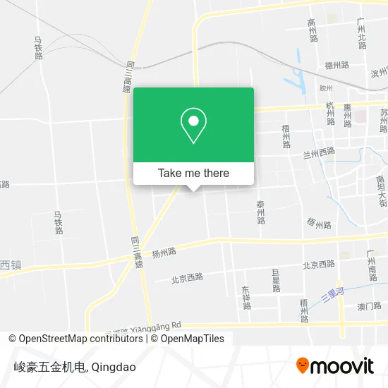 峻豪五金机电 map