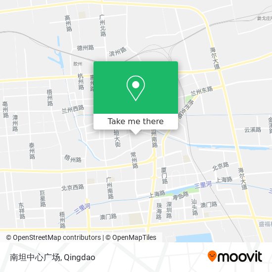 南坦中心广场 map
