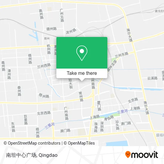南坦中心广场 map