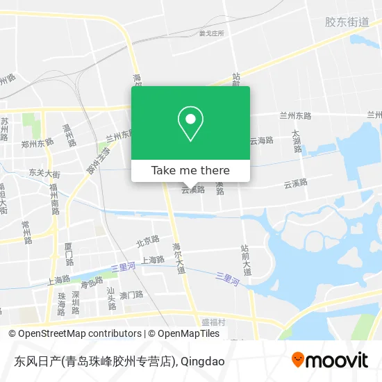 东风日产(青岛珠峰胶州专营店) map