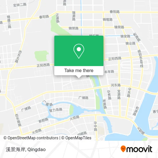 溪景海岸 map