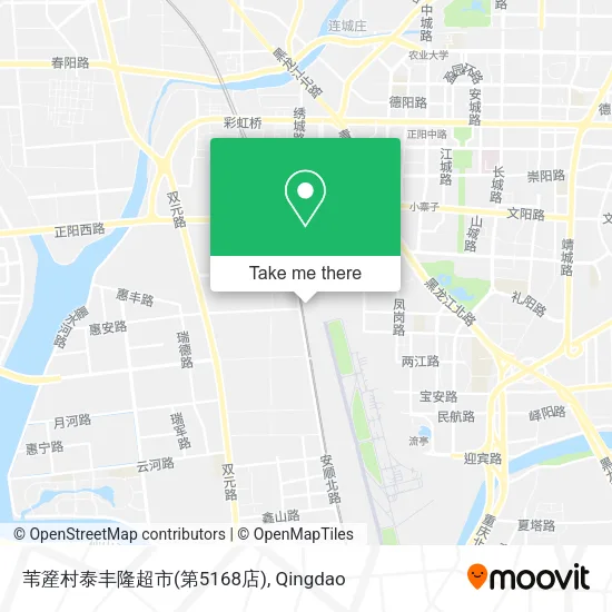 苇簅村泰丰隆超市(第5168店) map
