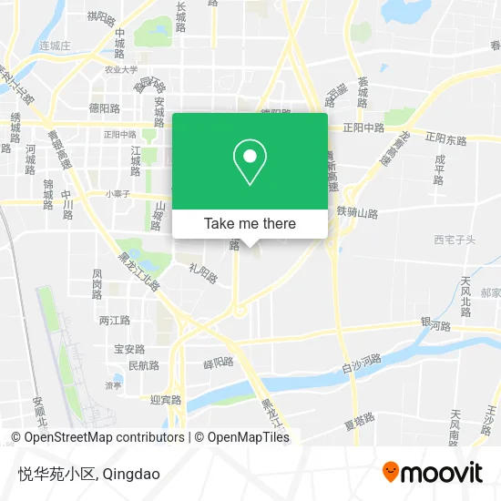 悦华苑小区 map