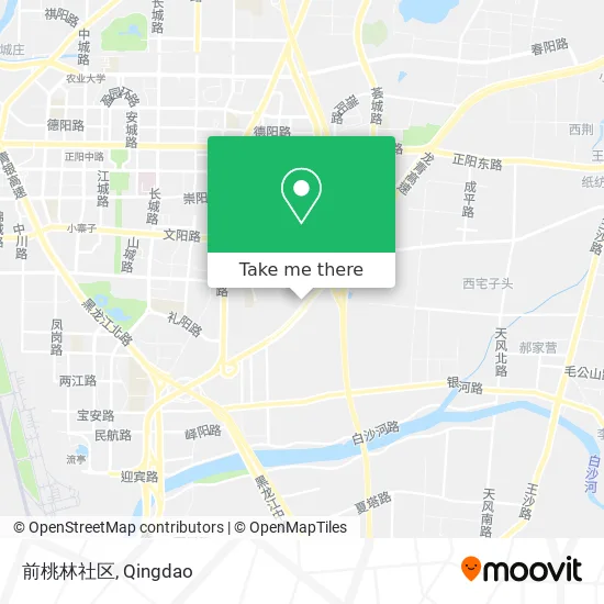 前桃林社区 map